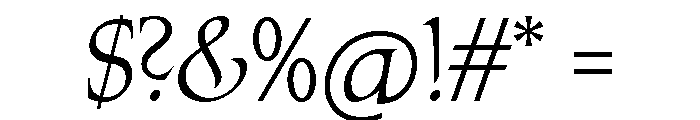 Folkwang Regular Font OTHER CHARS