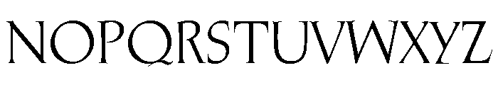 Folkwang Regular Font UPPERCASE