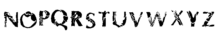 Fontasaurus Text Font UPPERCASE