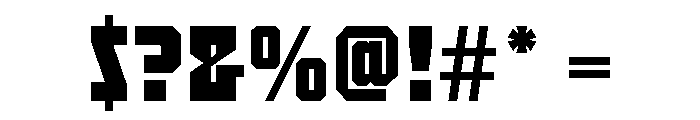 Fonti Bruno Solid Font OTHER CHARS