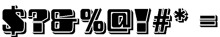 Fonti Matteo Fill Shaded Font OTHER CHARS