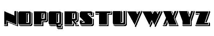 Fonti Matteo Fill Shaded Font UPPERCASE