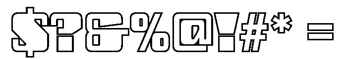 Fonti Matteo Outline Font OTHER CHARS