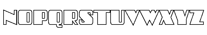 Fonti Matteo Outline Font UPPERCASE