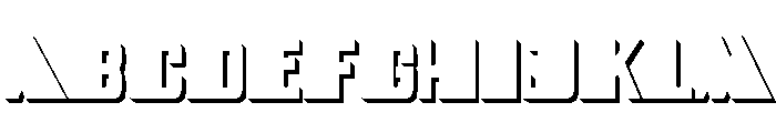 Fonti Matteo Shadow Font UPPERCASE