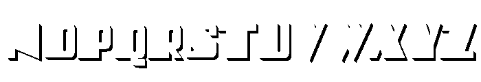 Fonti Matteo Shadow Font LOWERCASE