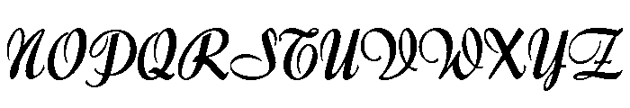 Forelle Regular Font UPPERCASE
