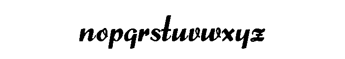 Forelle Regular Font LOWERCASE