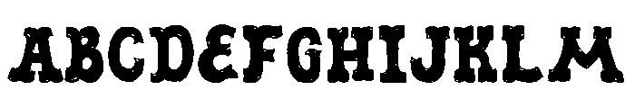 Forest Trail Regular Font UPPERCASE