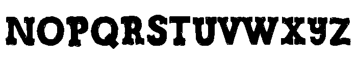 Forest Trail Regular Font UPPERCASE