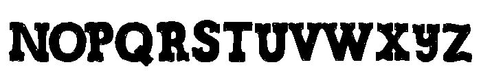 Forest Trail Regular Font LOWERCASE