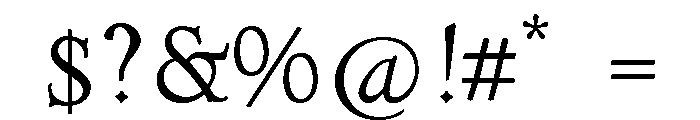 Forum Title Regular Font OTHER CHARS