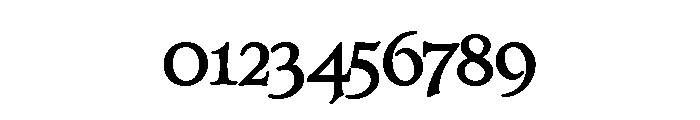 Forum Titling Bold OSF Font OTHER CHARS