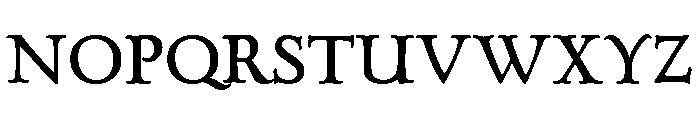 Forum Titling Bold OSF Font LOWERCASE