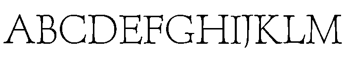 Forum Titling Light Font UPPERCASE