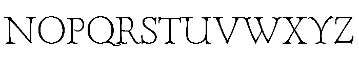 Forum Titling Light Font UPPERCASE