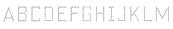 Fosho Book Bulbs Font UPPERCASE