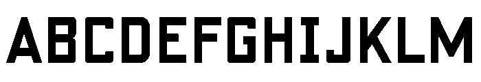 Fosho Book Outlines Font UPPERCASE