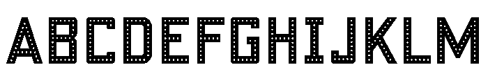 Fosho Book Regular Font UPPERCASE