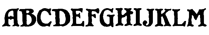 Founders Regular Font UPPERCASE