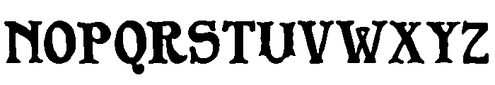 Founders Regular Font UPPERCASE