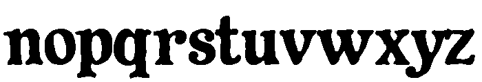 Founders Regular Font LOWERCASE