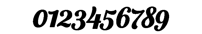 Fourth Black Font OTHER CHARS