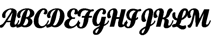 Fourth Black Font UPPERCASE