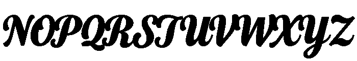 Fourth Black Font UPPERCASE