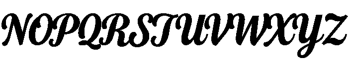 Fourth Bold Font UPPERCASE