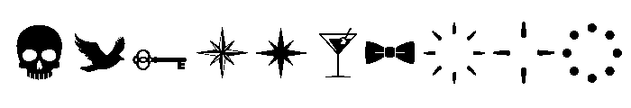 Fourth Extras Font OTHER CHARS