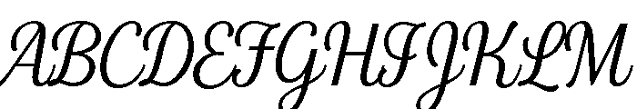 Fourth Light Font UPPERCASE