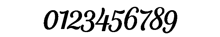 Fourth Medium Font OTHER CHARS