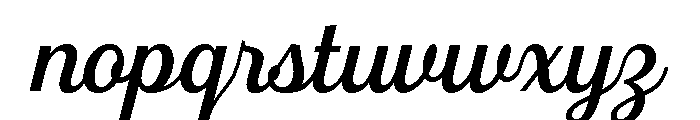 Fourth Medium Font LOWERCASE