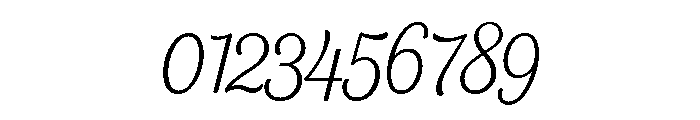 Fourth Thin Font OTHER CHARS