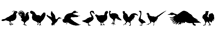 Fowl Play Regular Font UPPERCASE