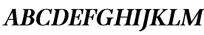 Foxtrot Bold Italic Font UPPERCASE