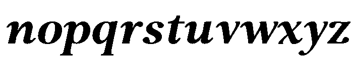 Foxtrot Bold Italic Font LOWERCASE