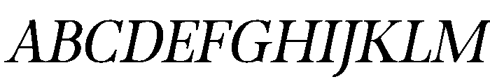 Foxtrot Regular Italic Font UPPERCASE