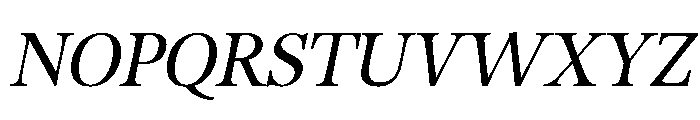 Foxtrot Regular Italic Font UPPERCASE