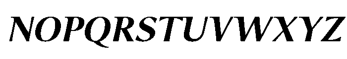Foxtrot Sans Bold Italic Font UPPERCASE