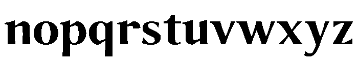 Foxtrot Sans Bold Font LOWERCASE