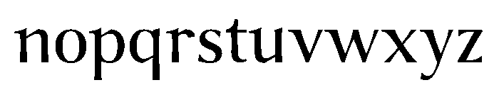 Foxtrot Sans Regular Font LOWERCASE