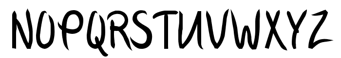 FP third hand Font UPPERCASE
