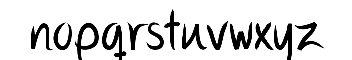 FP third hand Font LOWERCASE