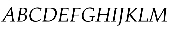 FPL Neu Italic Font UPPERCASE