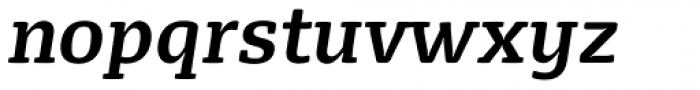 FPDancer Serif Bold Italic Font LOWERCASE