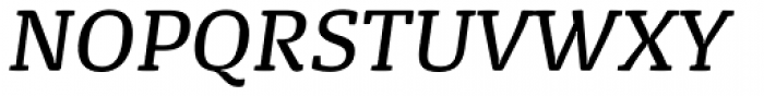 FPDancer Serif Book Italic Font UPPERCASE