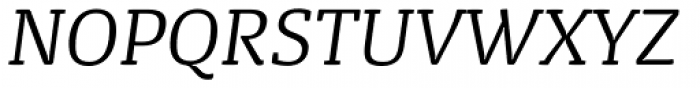 FPDancer Serif Light Italic Font UPPERCASE