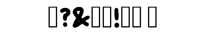 Fqiryaeri Regular Font OTHER CHARS